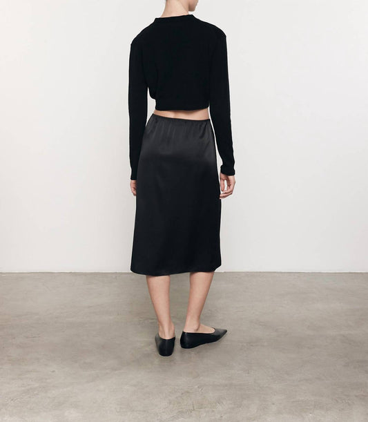 Enza Costa - CASHMERE CROPPED V-NECK CARDIGAN