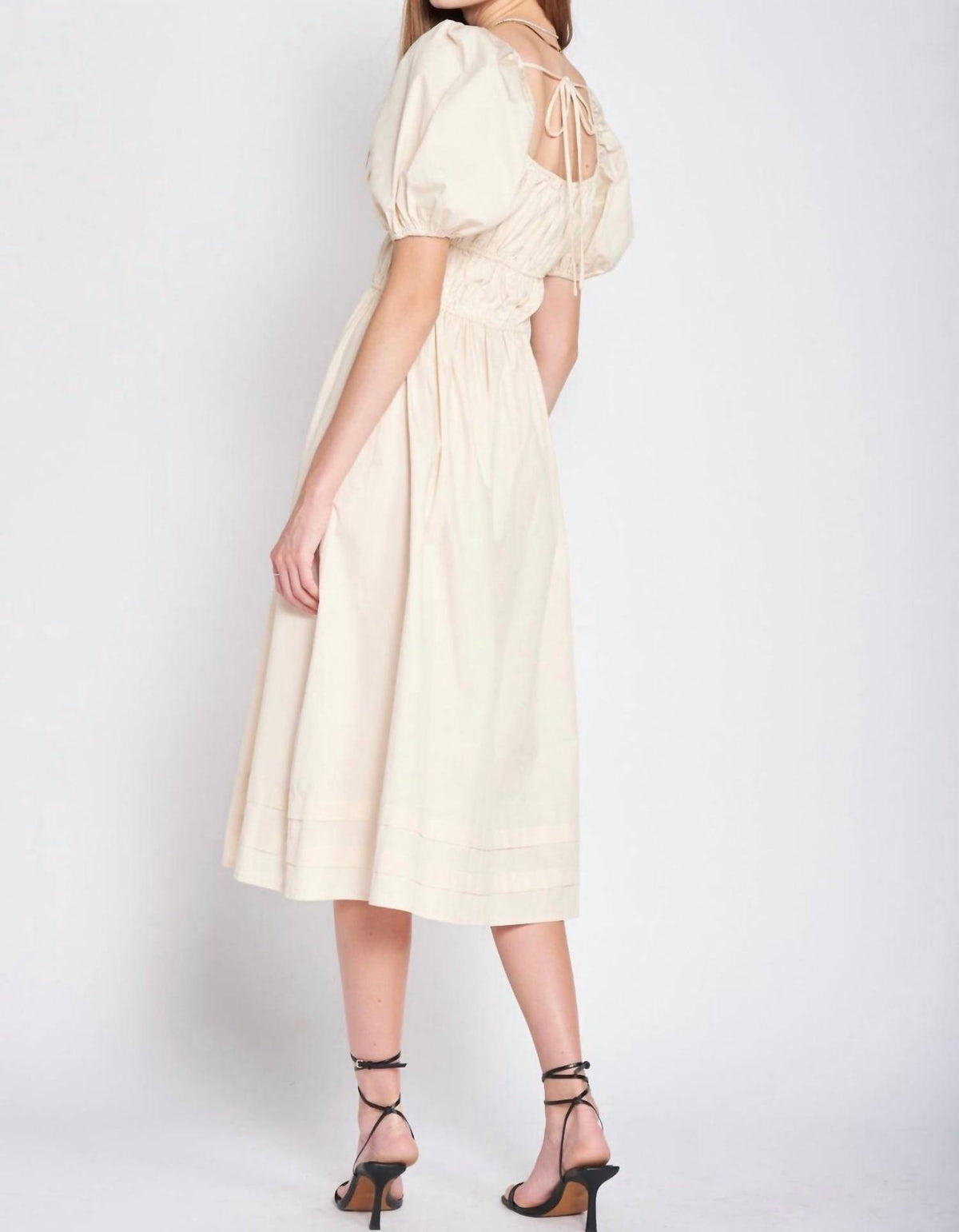 En Saison - Sveta Puff Sleeve Dress