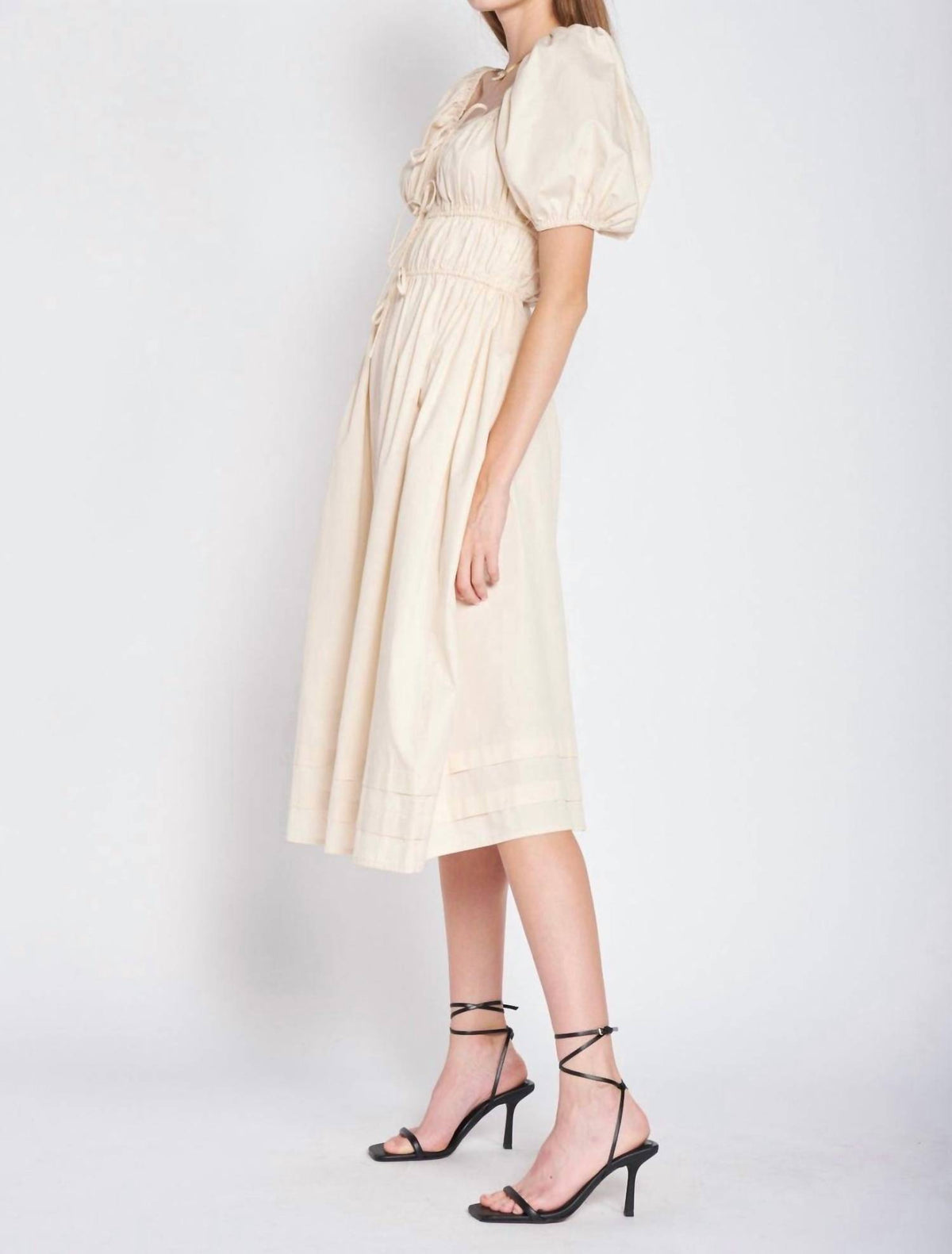 En Saison - Sveta Puff Sleeve Dress