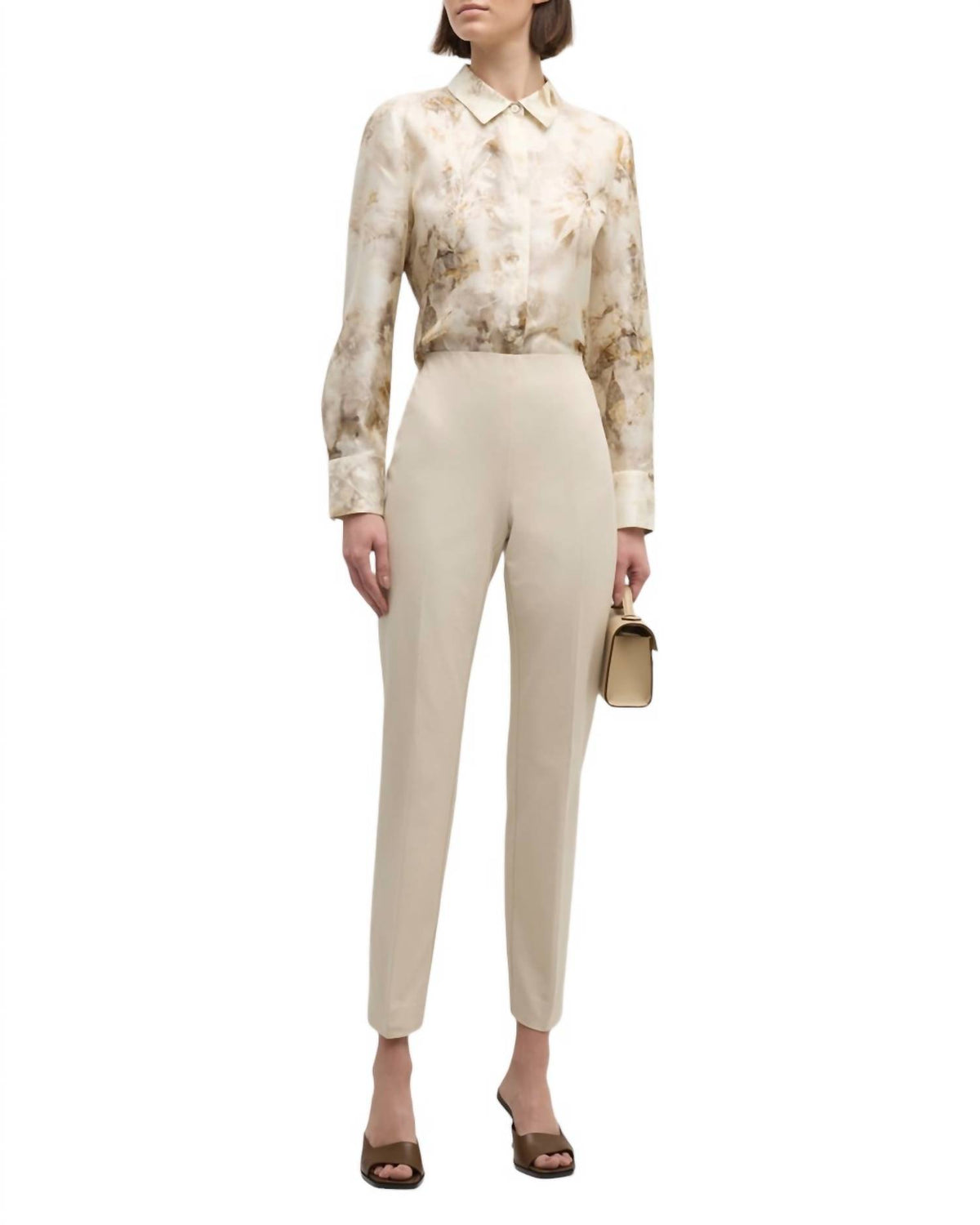 Lafayette 148 - Stanton Tapered Stretch Ankle Pants