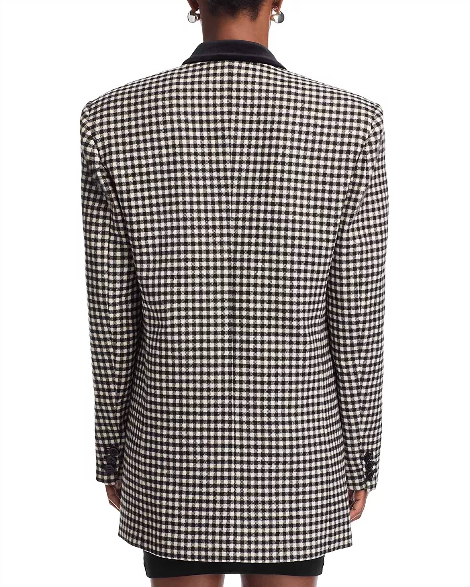 Ronny Kobo - Doe Checkered Blazer