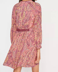 Tiny - Odetta Vintage Inspired Print Mini Dress
