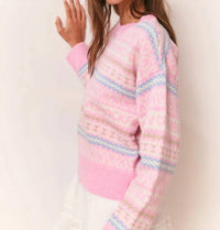 Loveshackfancy - Emberly Wool Fair Isle Pullover