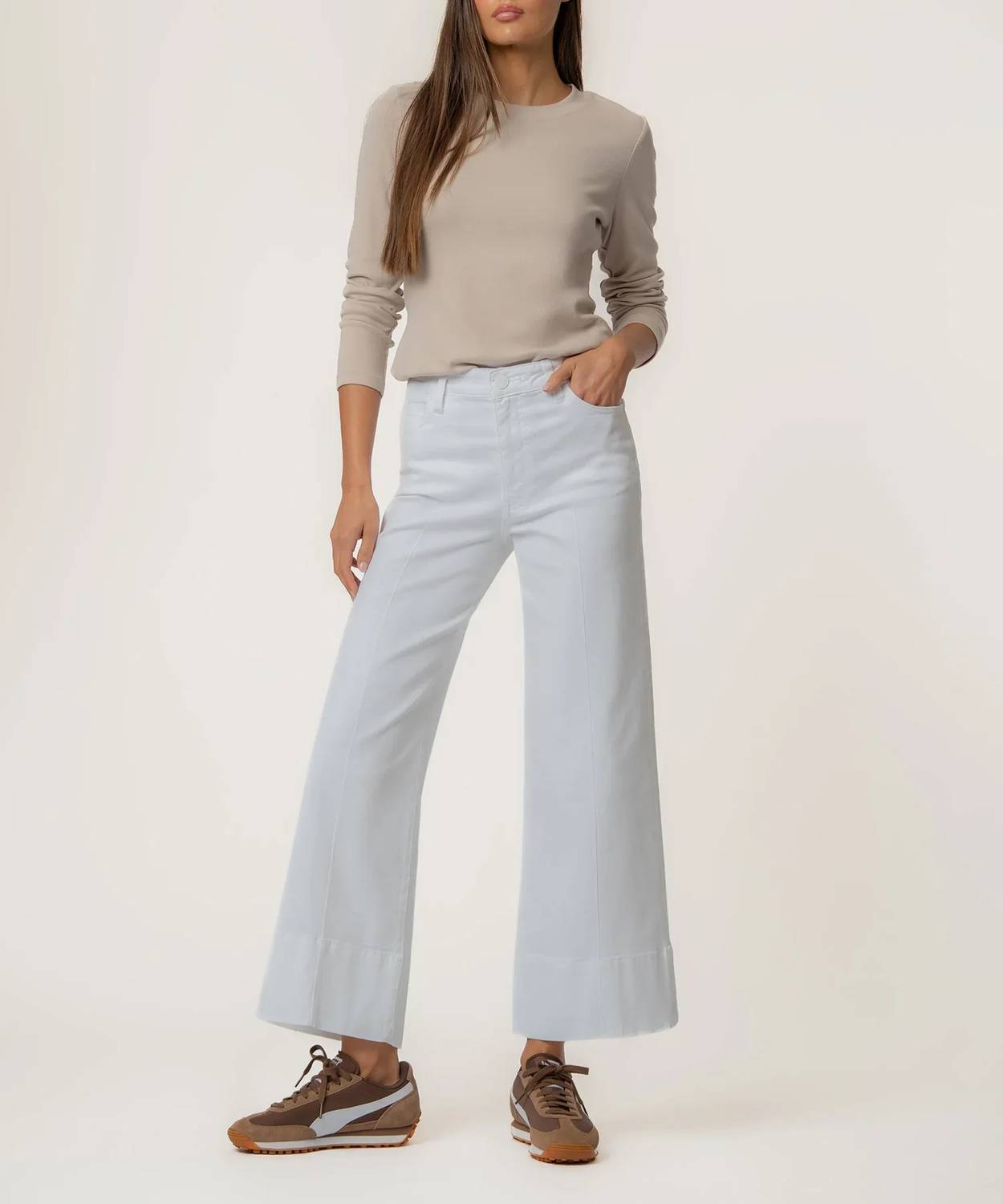 Kut From The Kloth - Meg High Rise Front Pintuck Wide Leg Pants