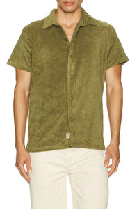 Iron & Resin - Terry Cloth Button-up Shirt