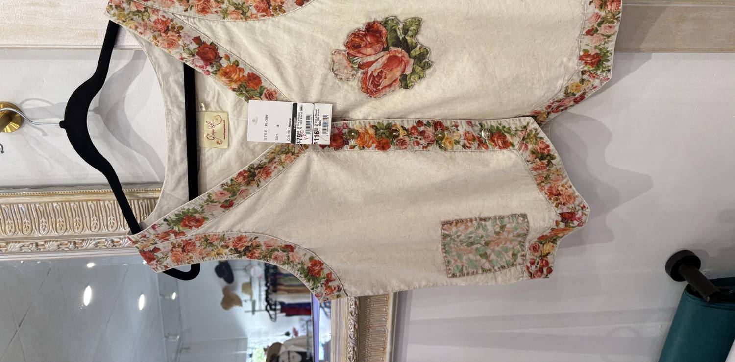 Paperlace - Women's Floral Vest