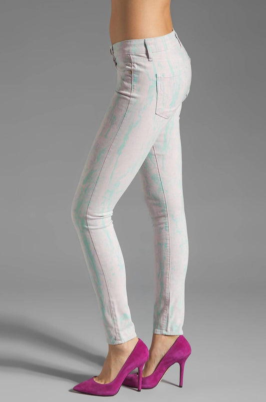 Paige - Pastel Candy Print Verdugo Ultra Skinny Pant