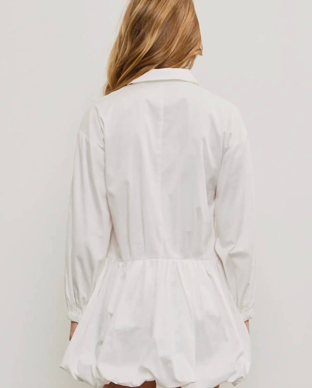 Mustard Seed - Button Down Balloon Dress