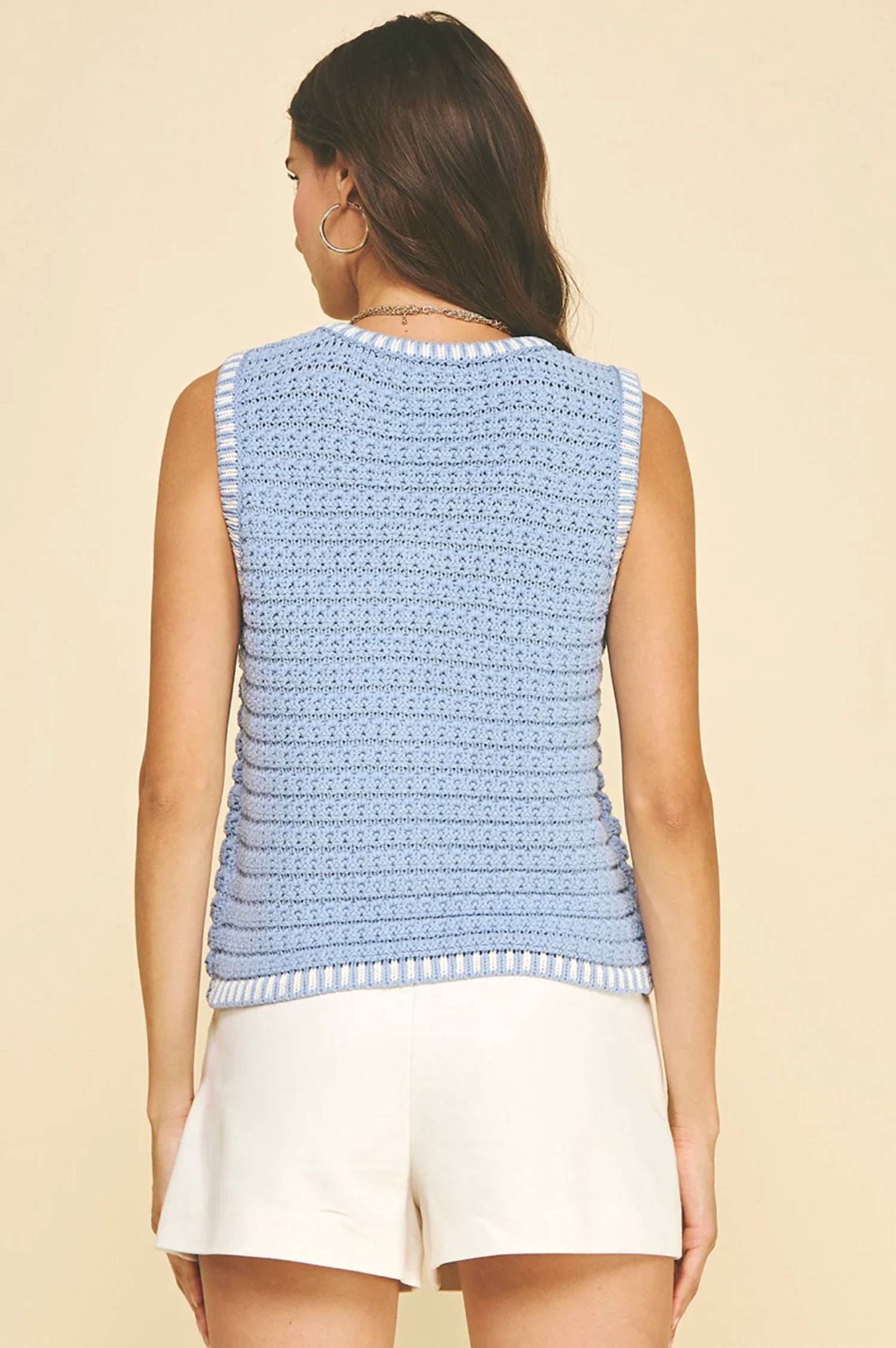 Pinch - Tweed Sweater Top