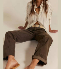 Free People - Seaside Cotton Stripe Shirt
