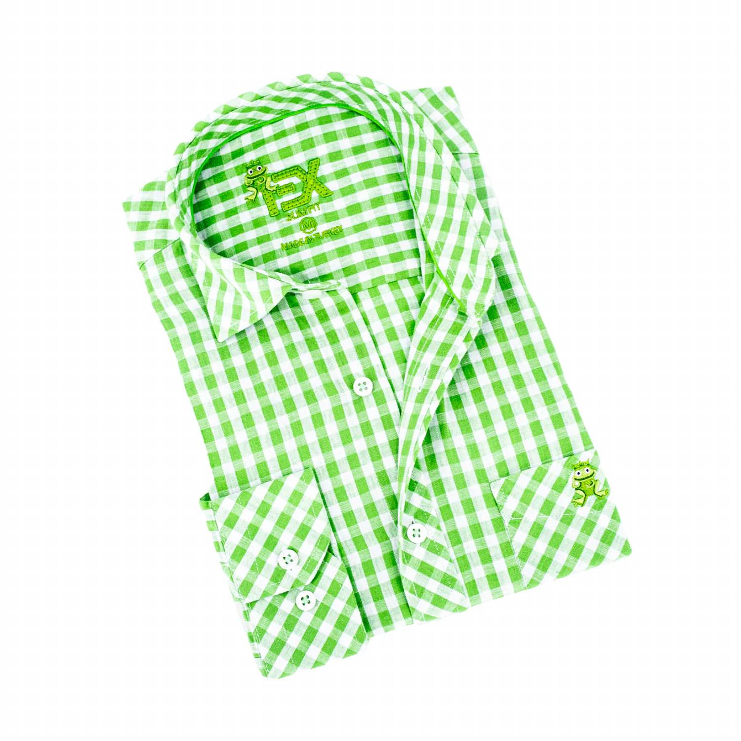Eight X - Men's Harvard Yard Frog Linen Shirt