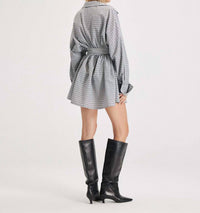 Theo The Label - Women's Echo Plaid Fit-and-flare Mini Dress
