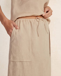 Haven Well Within - Linen Cargo Skirt