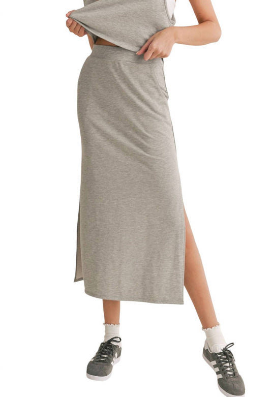 Sadie & Sage - Break A Sweat Maxi Skirt