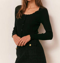 Loveshackfancy - Martti Stretch Pointelle Cardigan