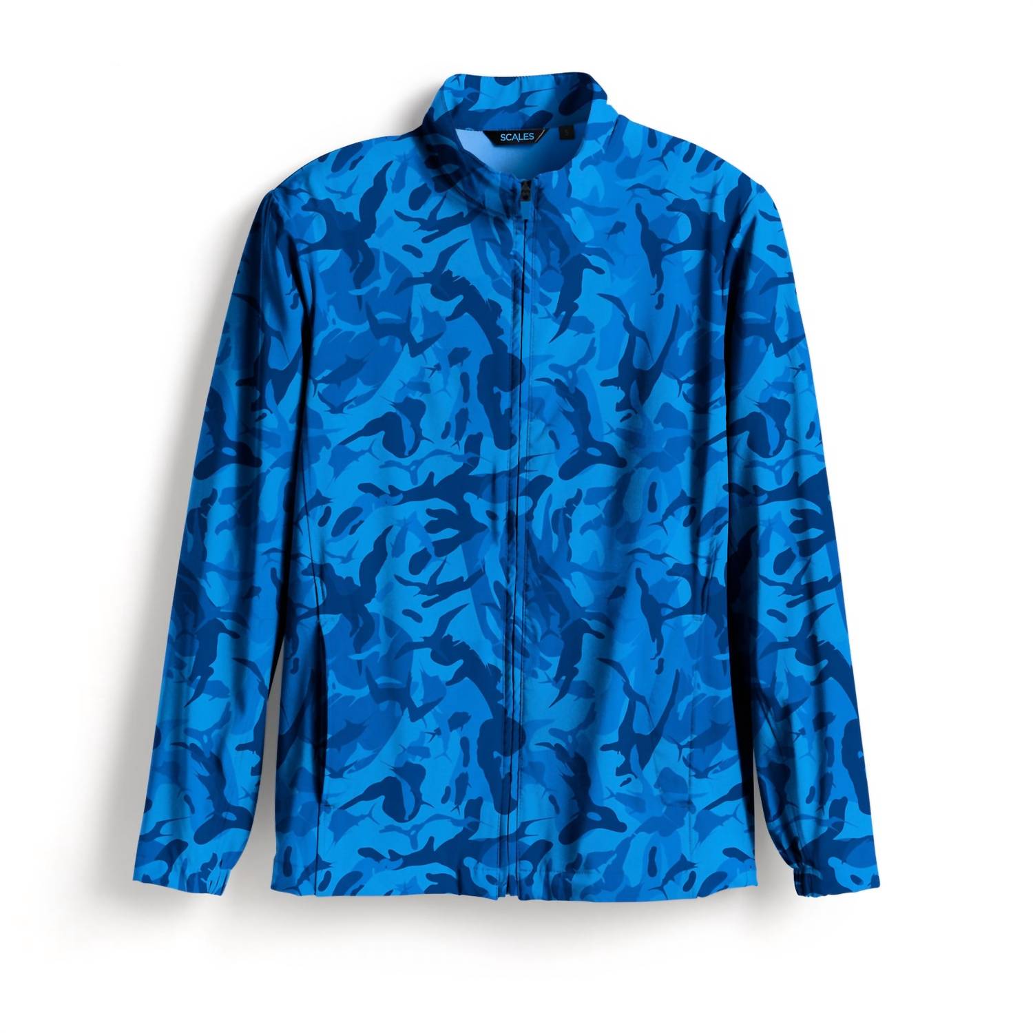 Scales - Men's Full Zip Performance Fishing Sports Jacket