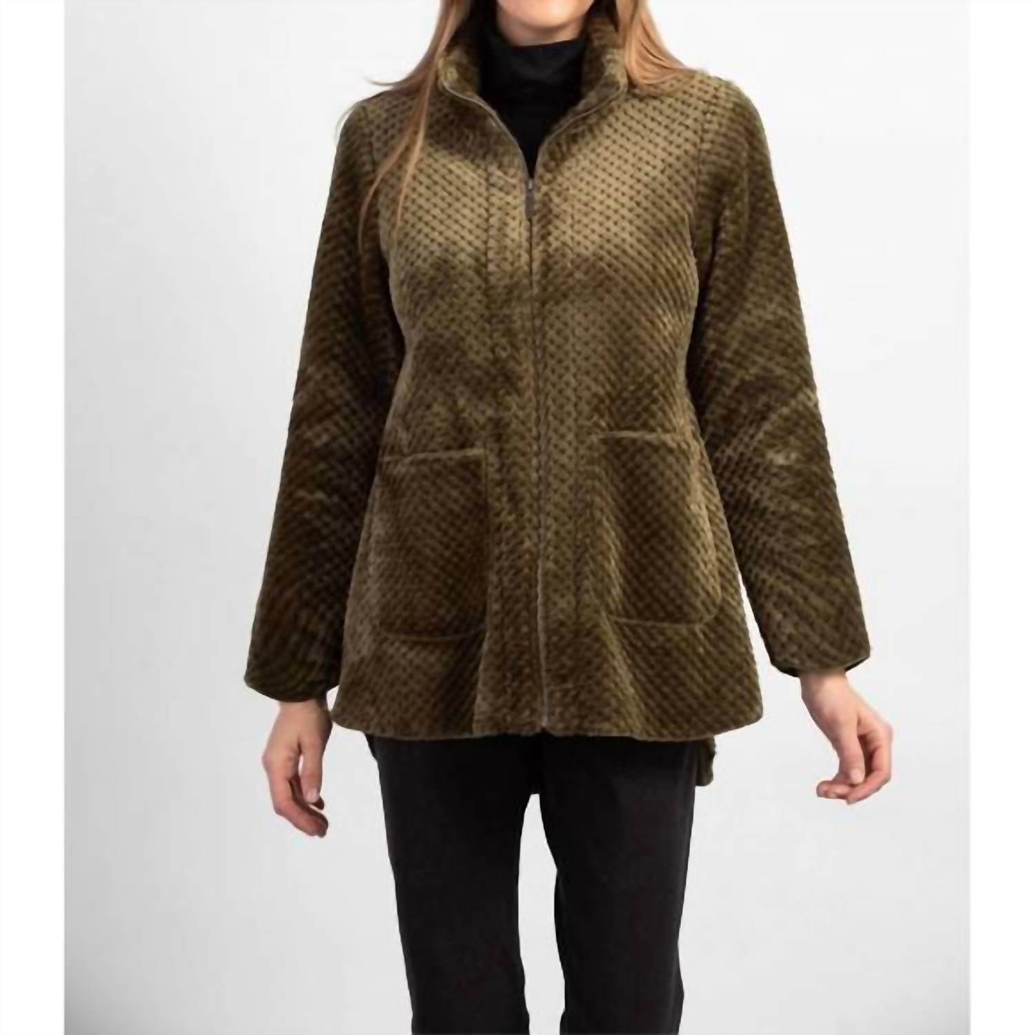 Habitat - Zip Front Sherpa Car Coat