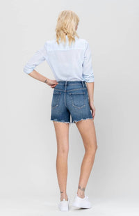Vervet By Flying Monkey - Haunting High Rise Denim Shorts