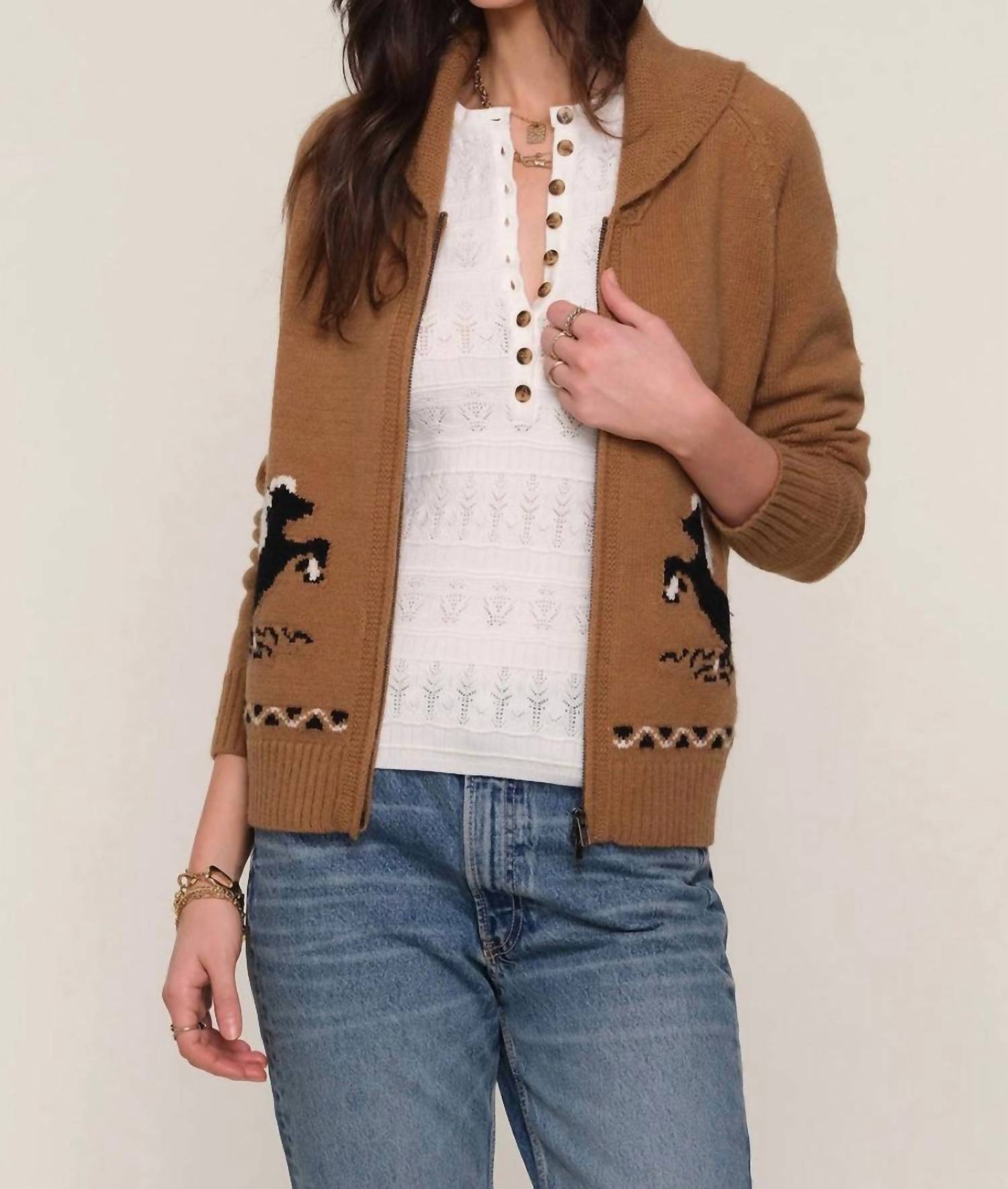 Heartloom - Grant Zip Front Cardigan