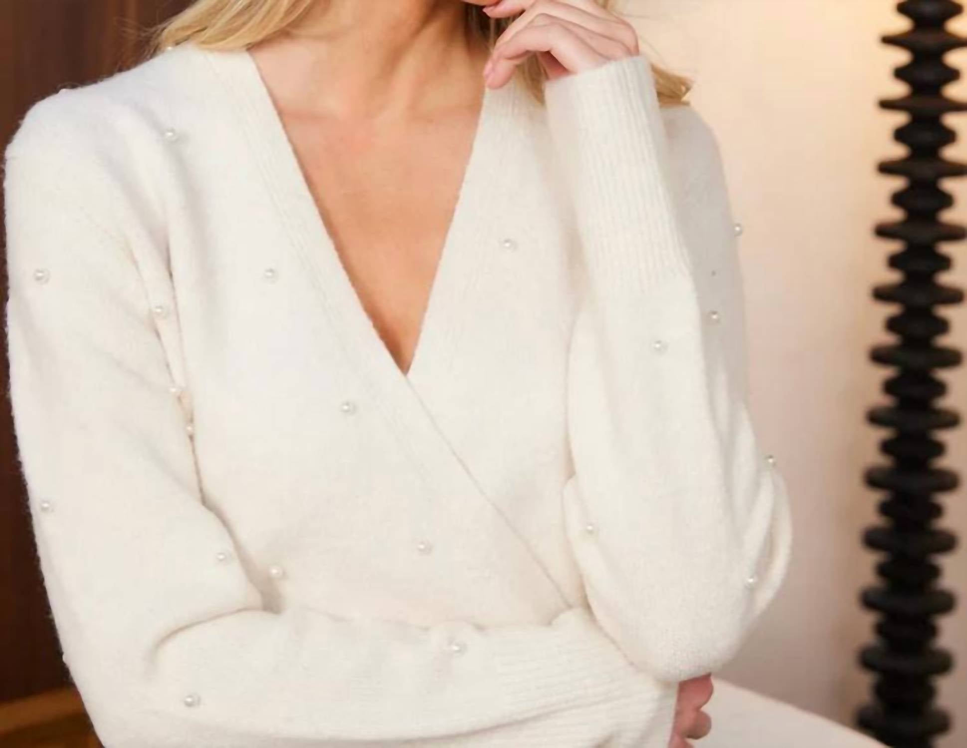 Karen Kane - Petra Pearl Wrap Sweater