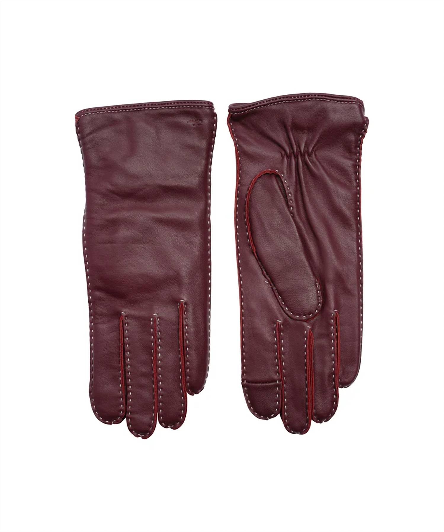 Echo - Stitch Detail Leather Glove