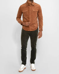 Monfrere - Eastwood Needle Cord Long Sleeve Shirt