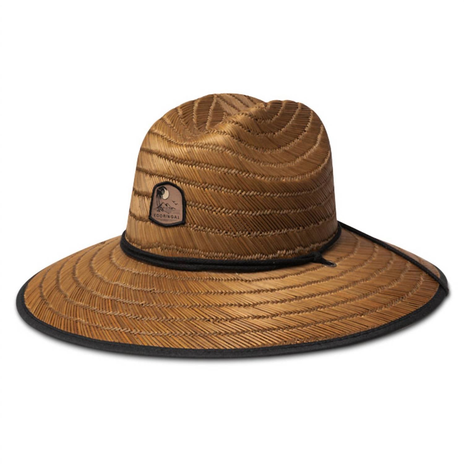 Fieldstone Men's Surf Straw Hastings Hat in chocolate - men's hat