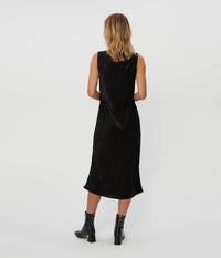 Michael Stars - Seema Hammered Satin Midi Dress