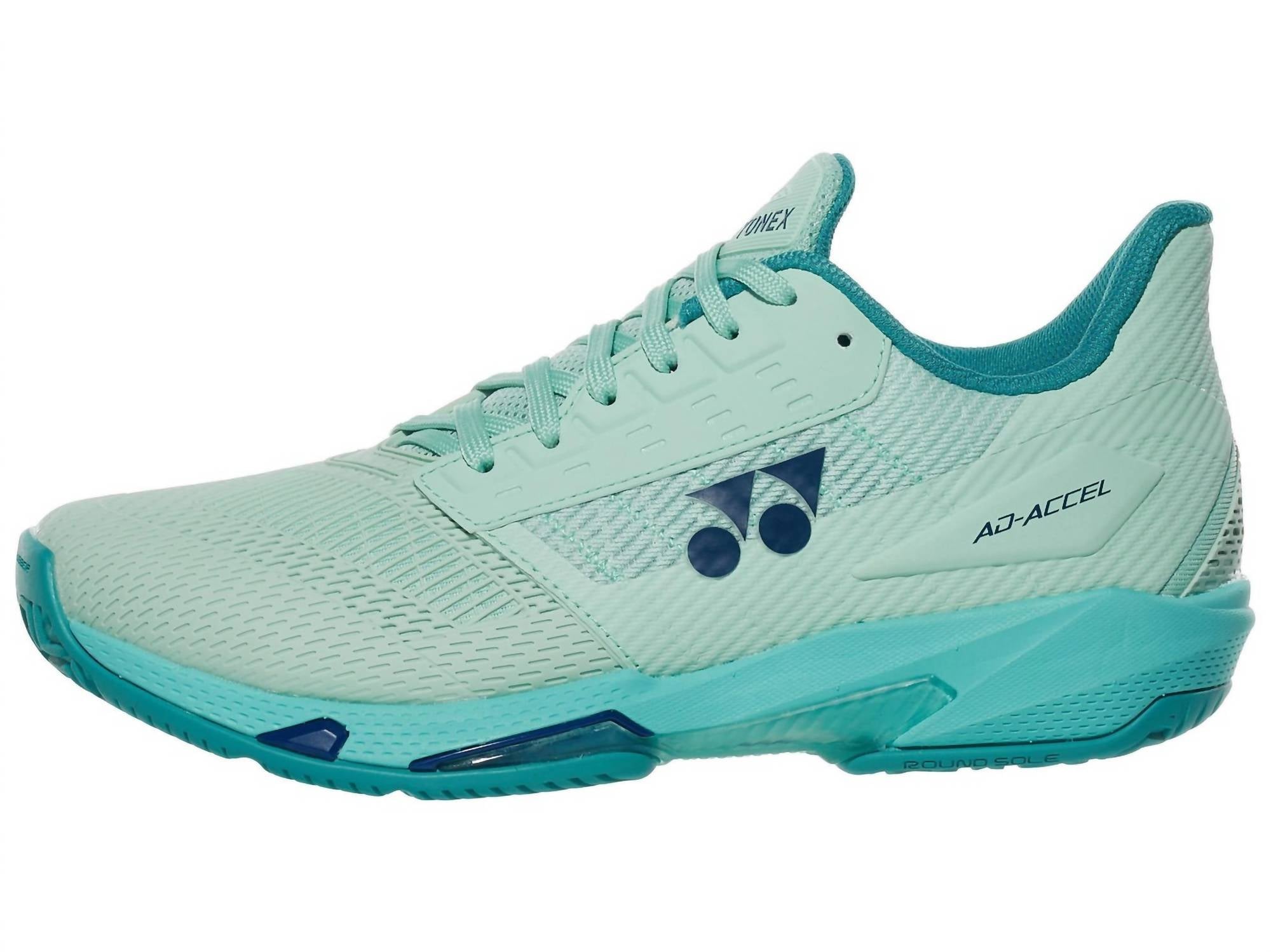 Yonex Women's Power Cushion Ad Accel Tennis Shoe in peppermint - women's shoe - detail view