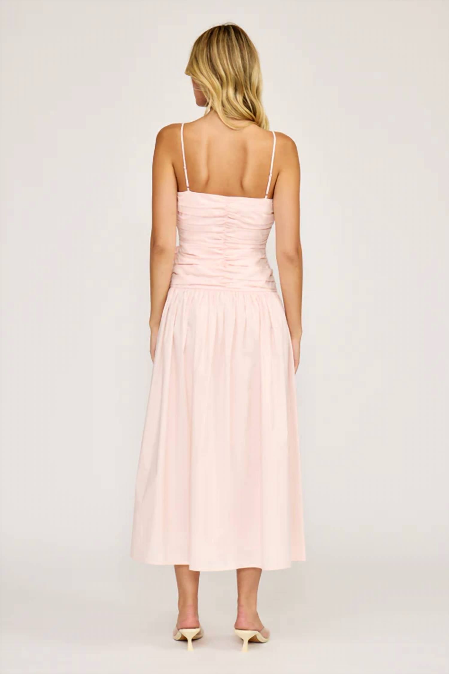 Lucy Paris - Harlowe Ruched Midi Dress