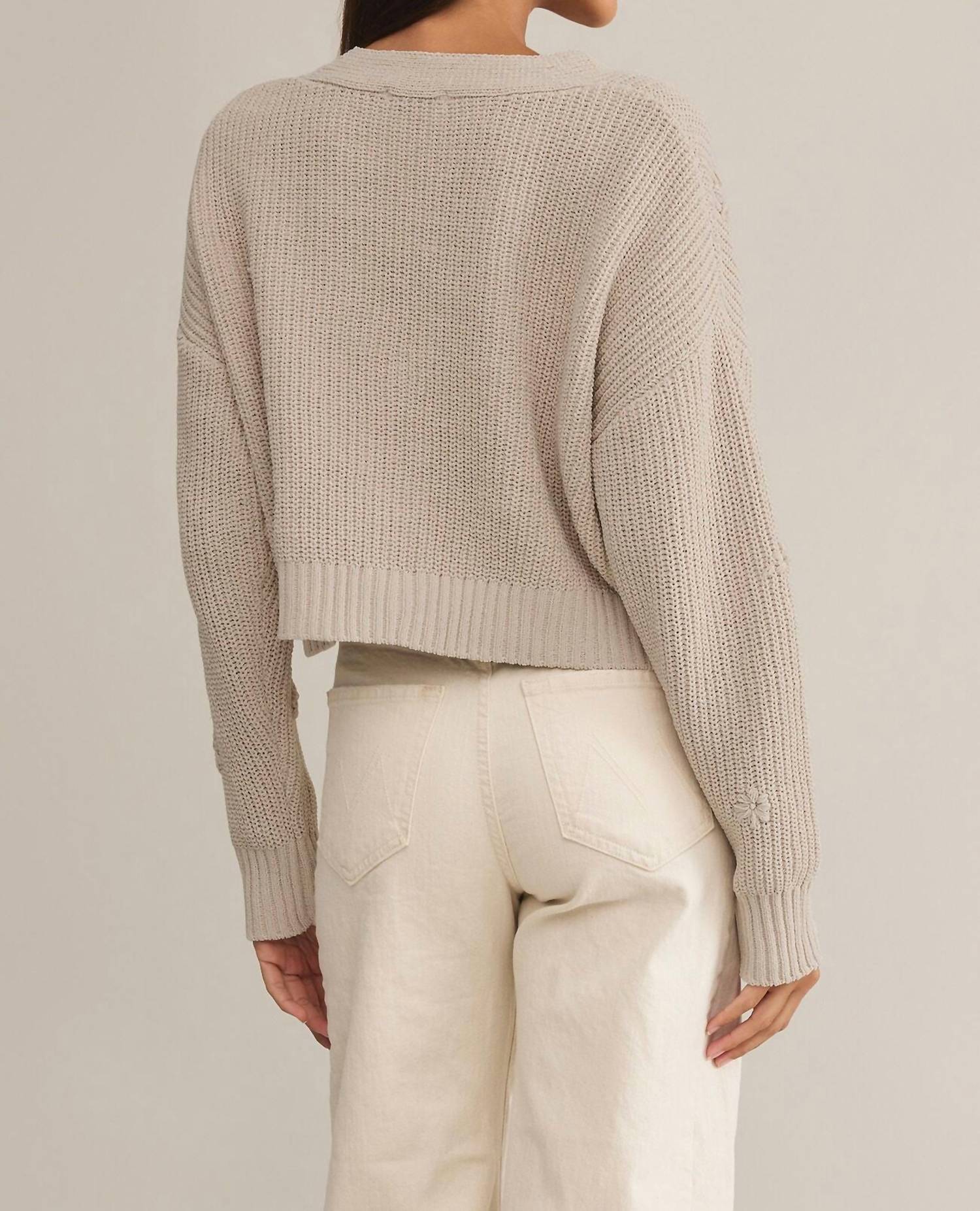 Z Supply - Fleur Cropped V-neck Cardigan