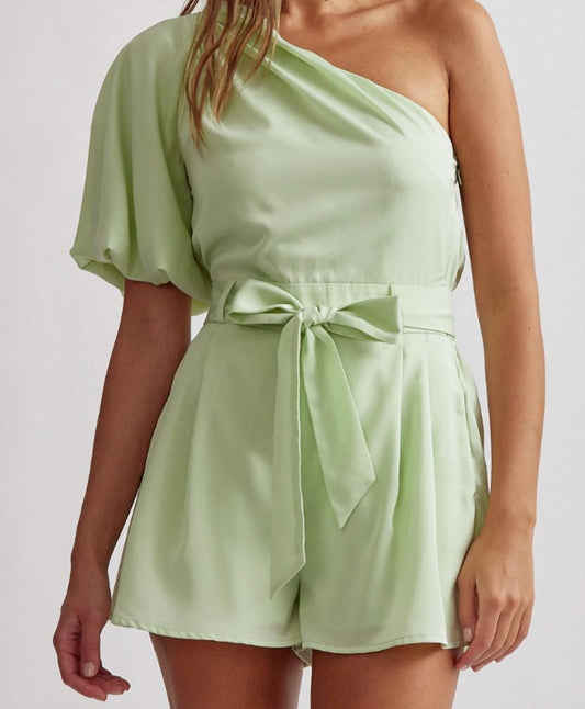 Entro - One Shoulder Romper