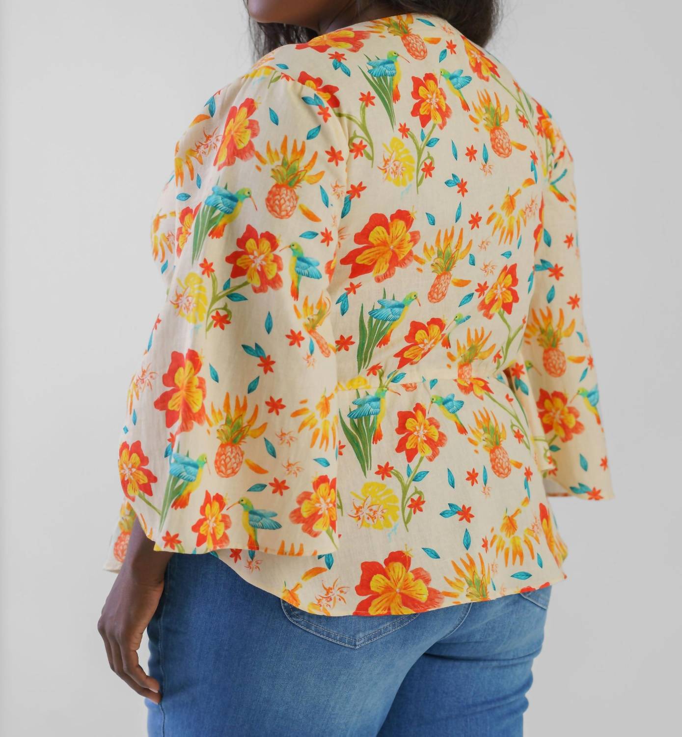 Guapa - Prana V Neck Top - Plus