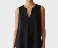 Ninexis - Sleeveless V-neck Blouse