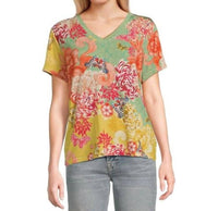 Johnny Was - JANIE FAVORITE SHORT SLEEVE V-NECK TEE