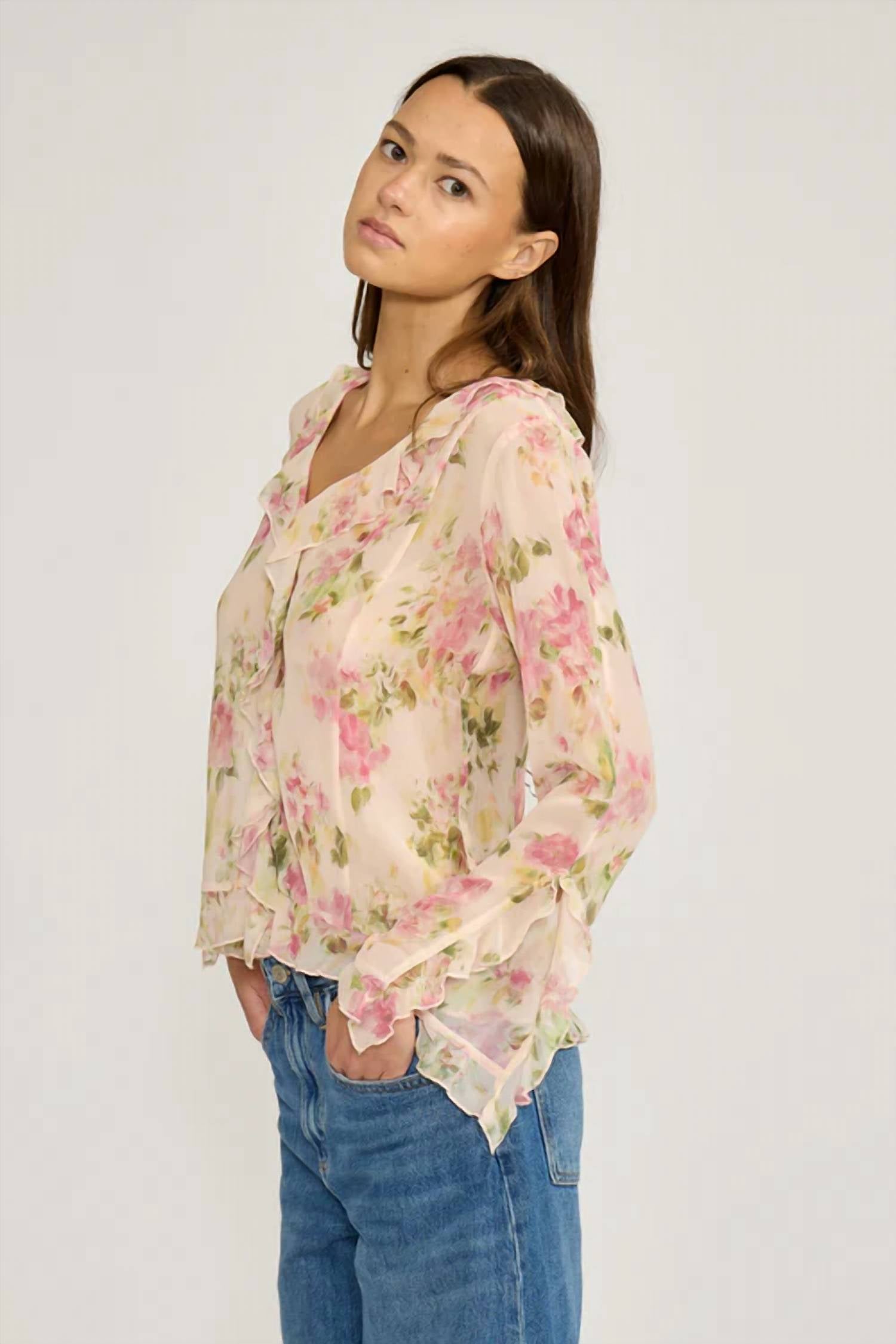 Lucy Paris - Liza Ruffle Top