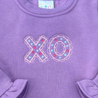 Love That Cotton - Girl's Ruffle Bottom Sweatshirt