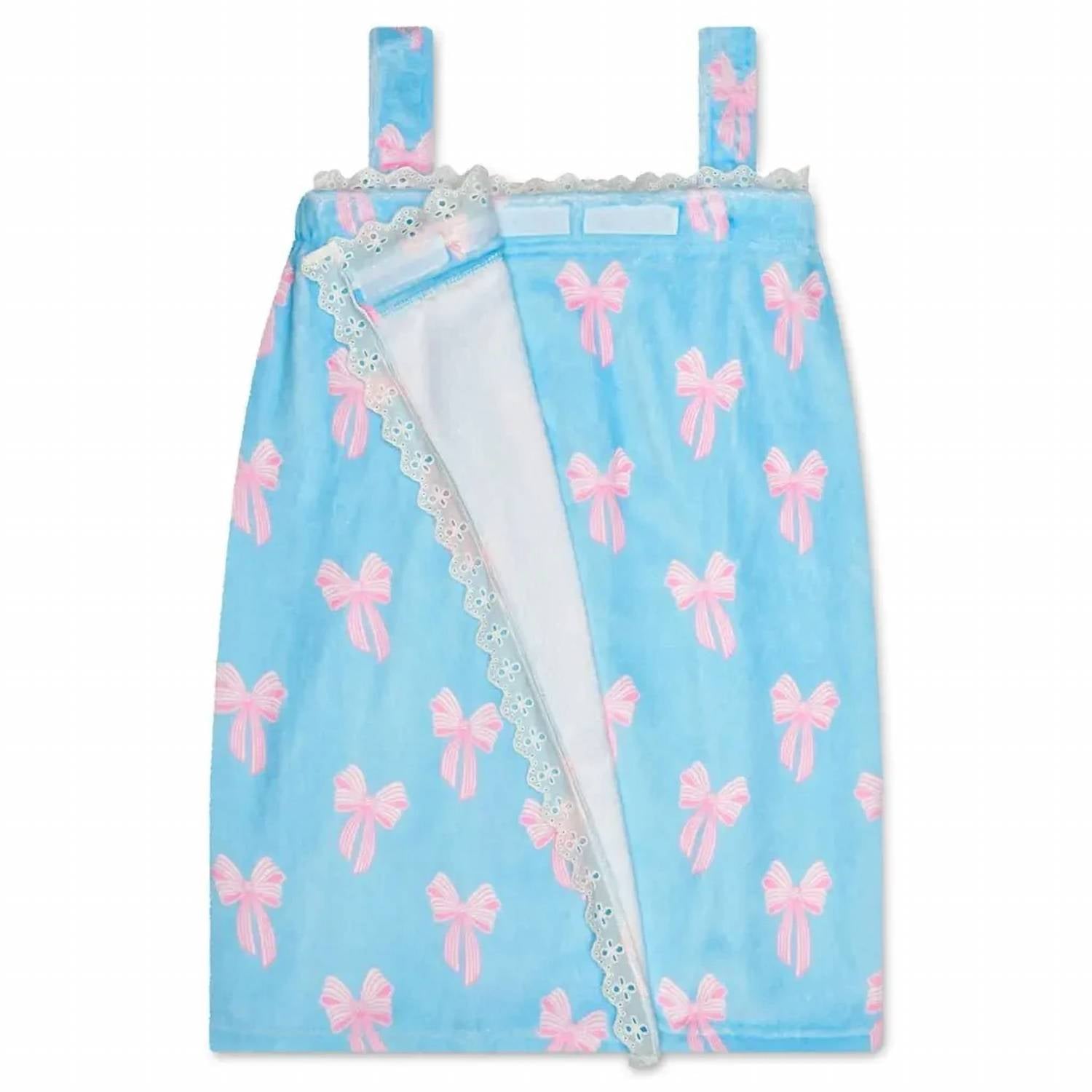 Iscream - Girl's Spring Bows Plush Spa Wrap
