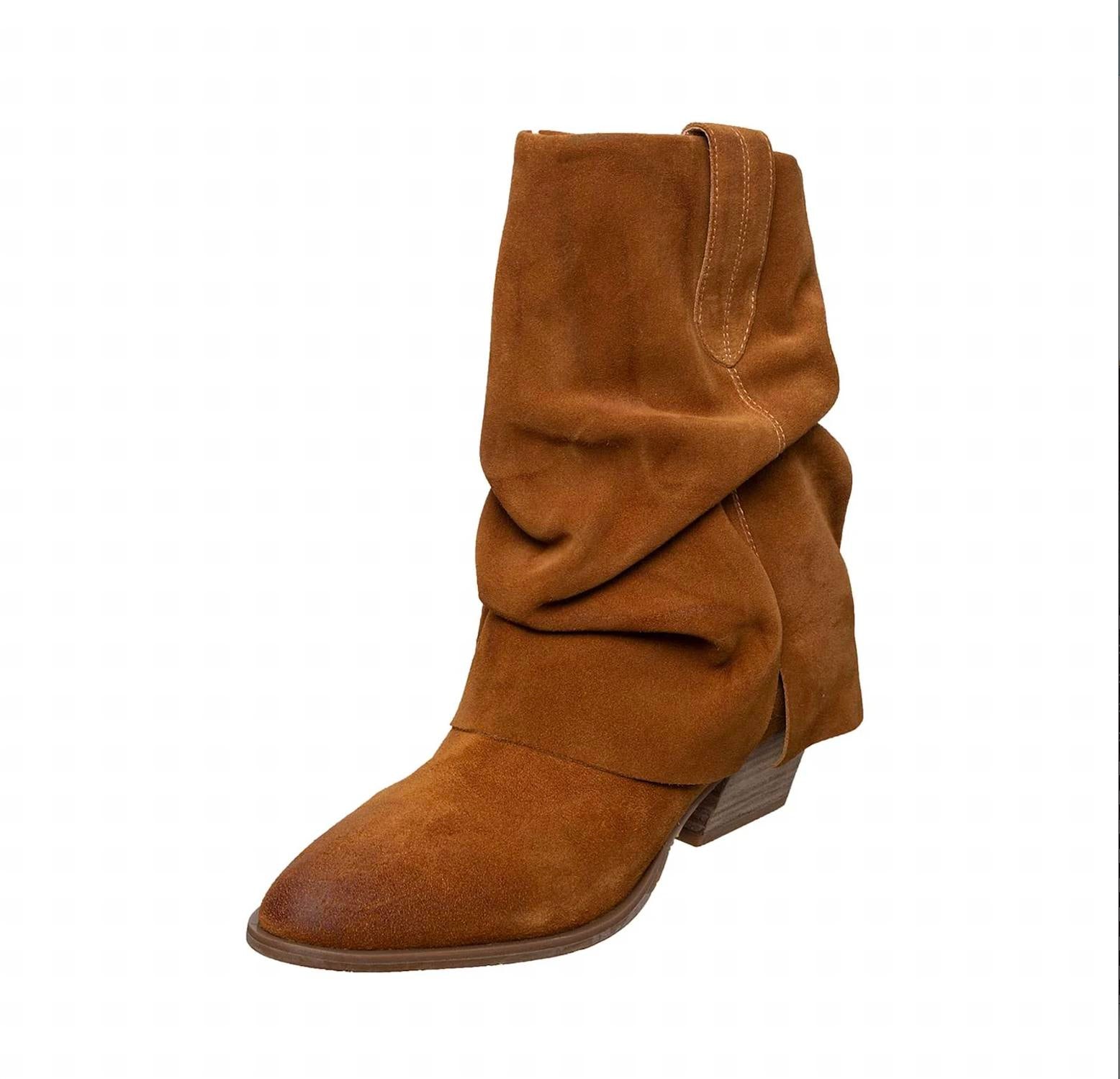 Antelope Women's Lori Slouchy Boots in cognac - women's shoe
