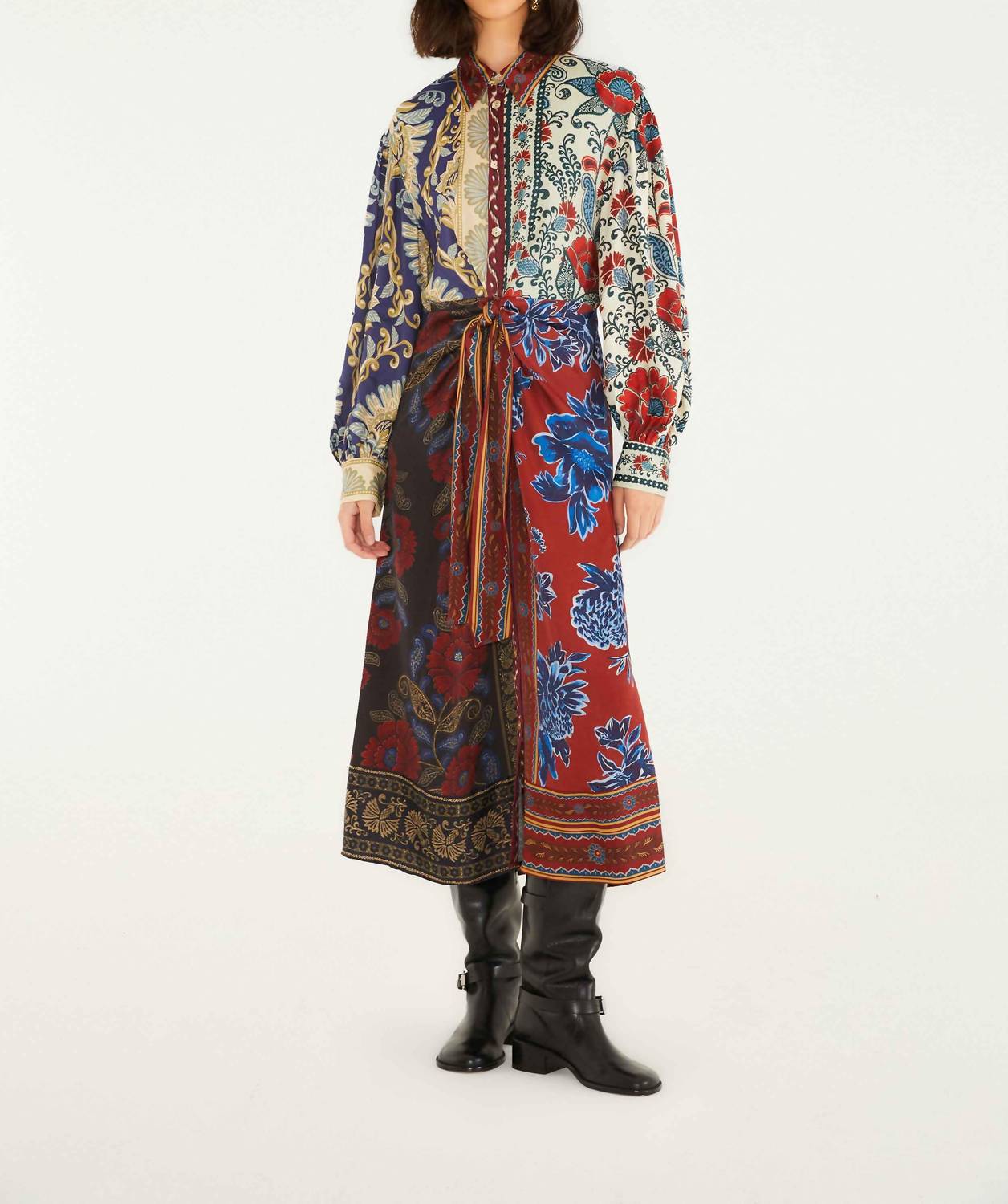 Farm Rio - Winter Mix Midi Dress