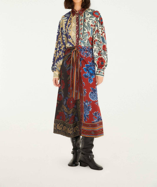 Farm Rio - Winter Mix Midi Dress