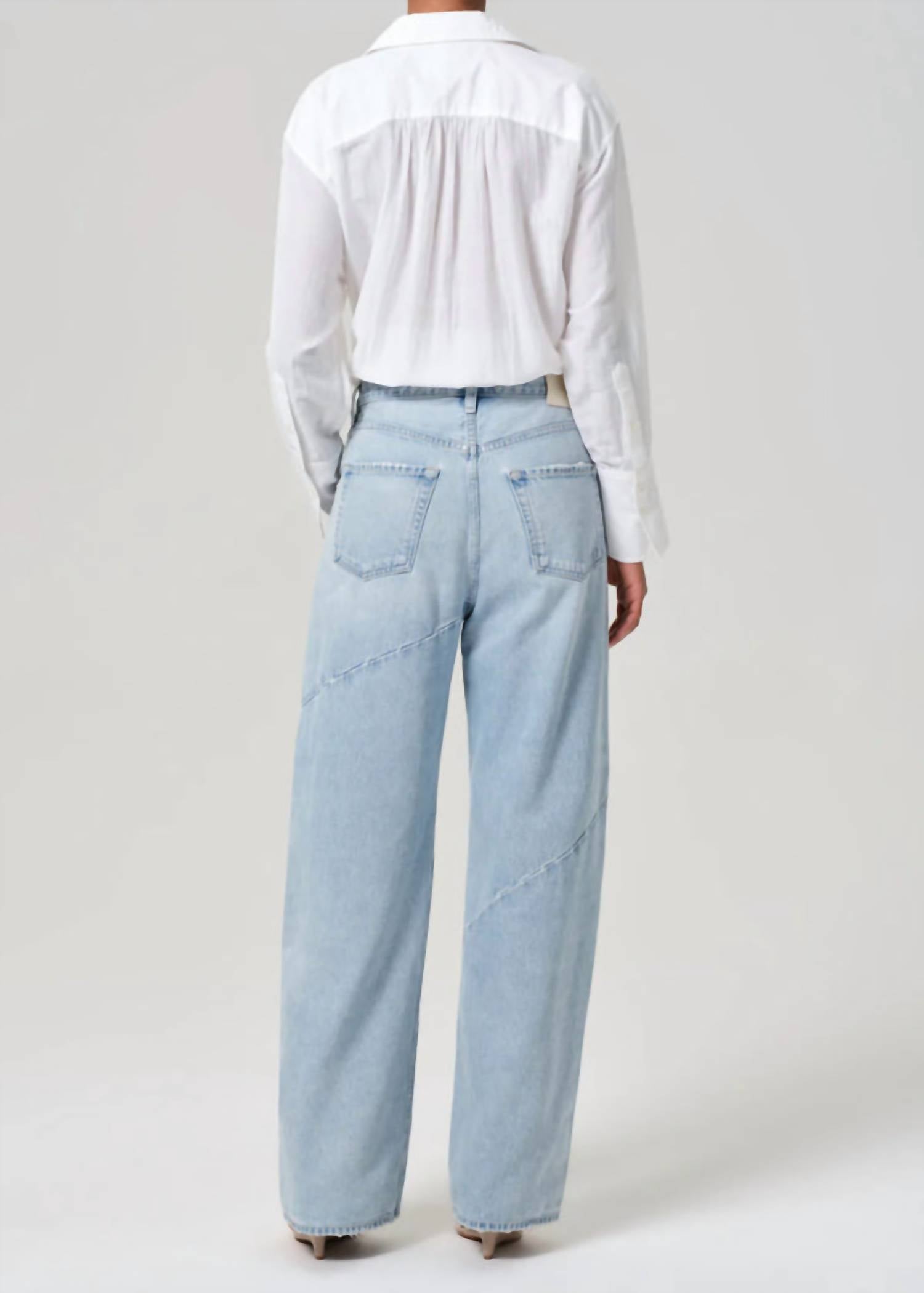 Citizens Of Humanity - Ayla Swirl Baggy Cuffed Jeans