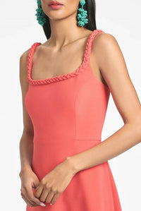 SACHIN & BABI Steph Midi Dress in coral - women's dress - view 4