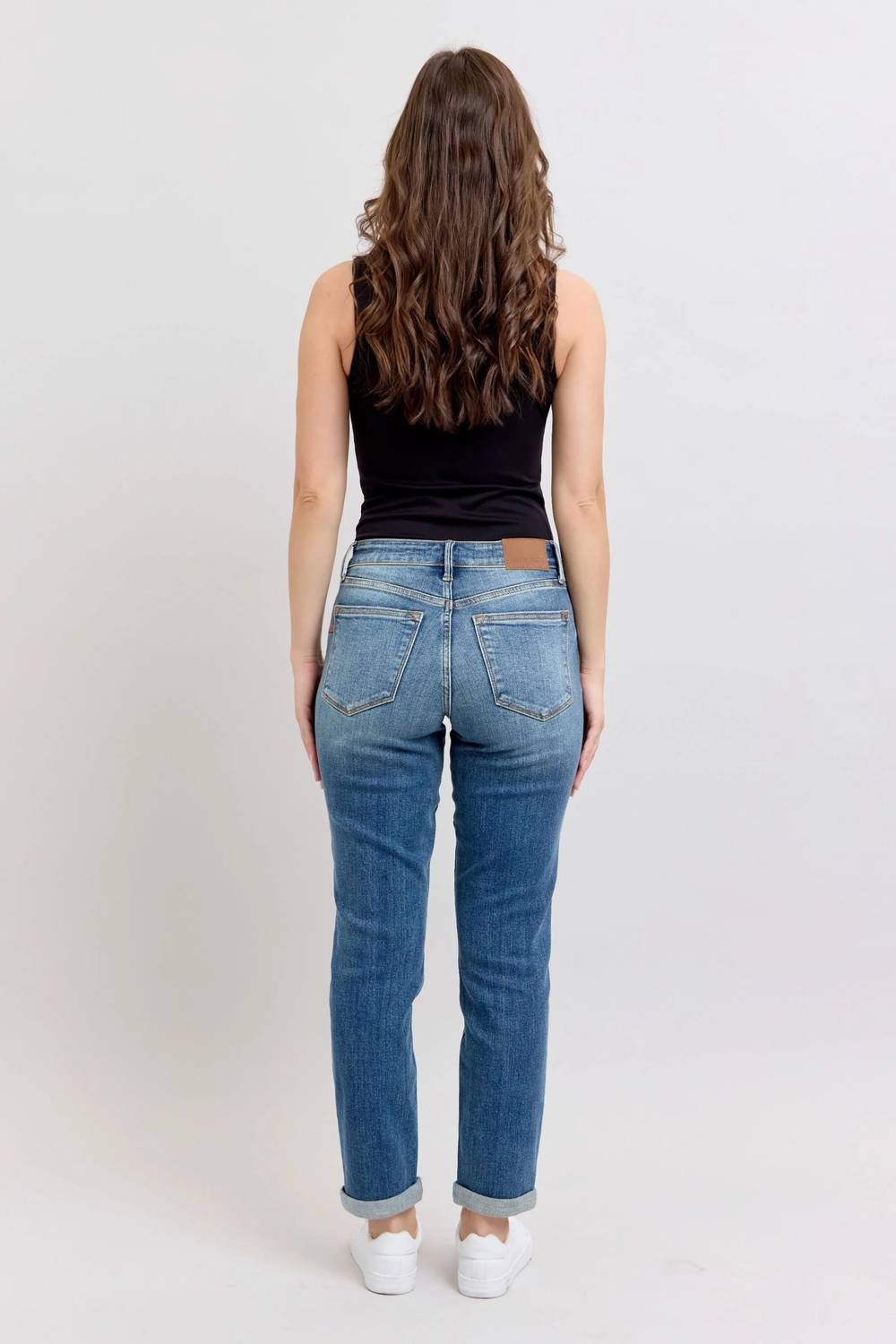 Judy Blue - Women's Isabella Midrise Vintage Wash Boyfriend Jean