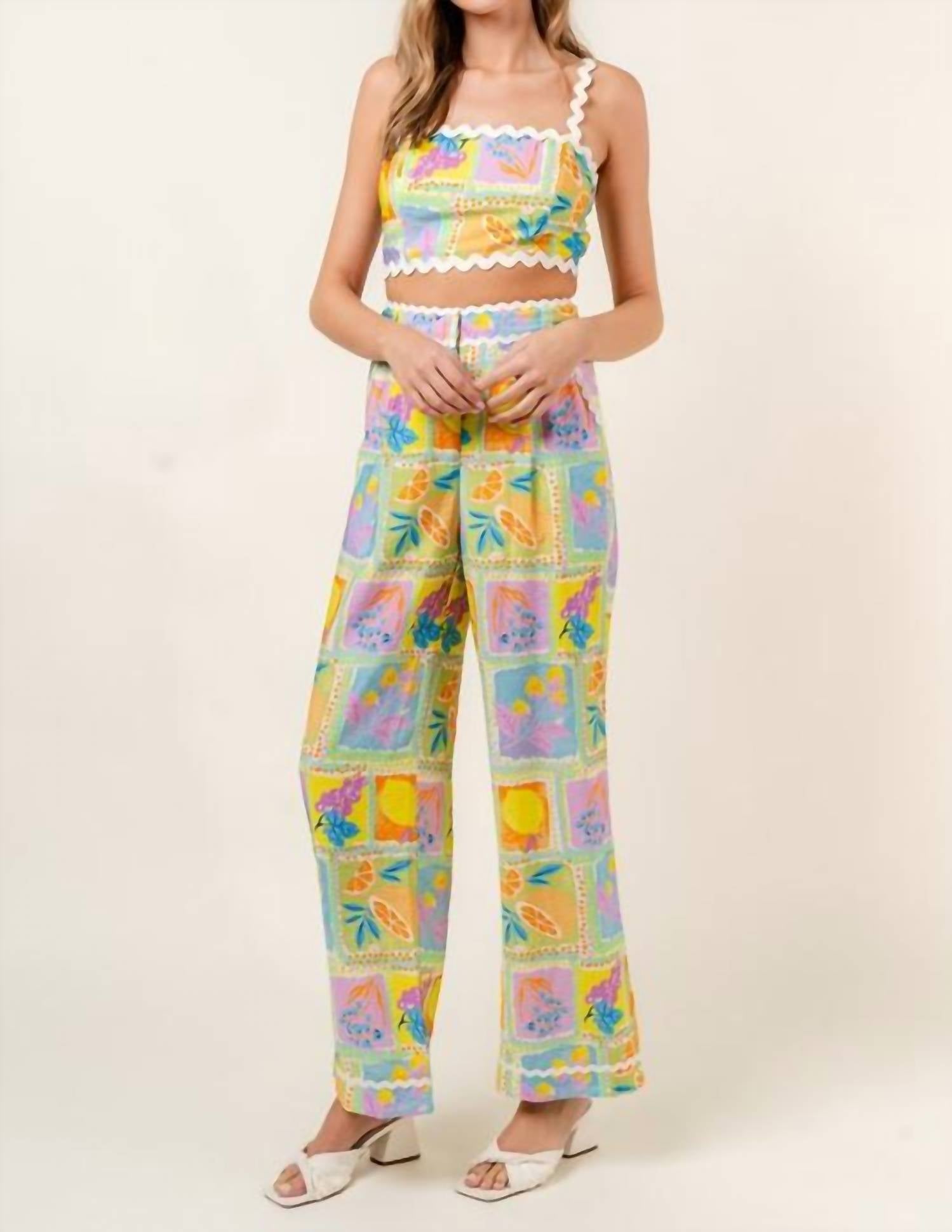 Fore Collection - Citrus Garden Pants