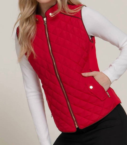 Active Basic - Ribbed Quilted Padding Vest