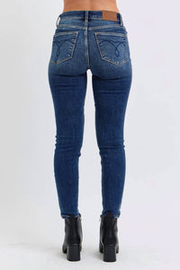Judy Blue - Jennifer Mid Rise Thermal Skinny Jeans