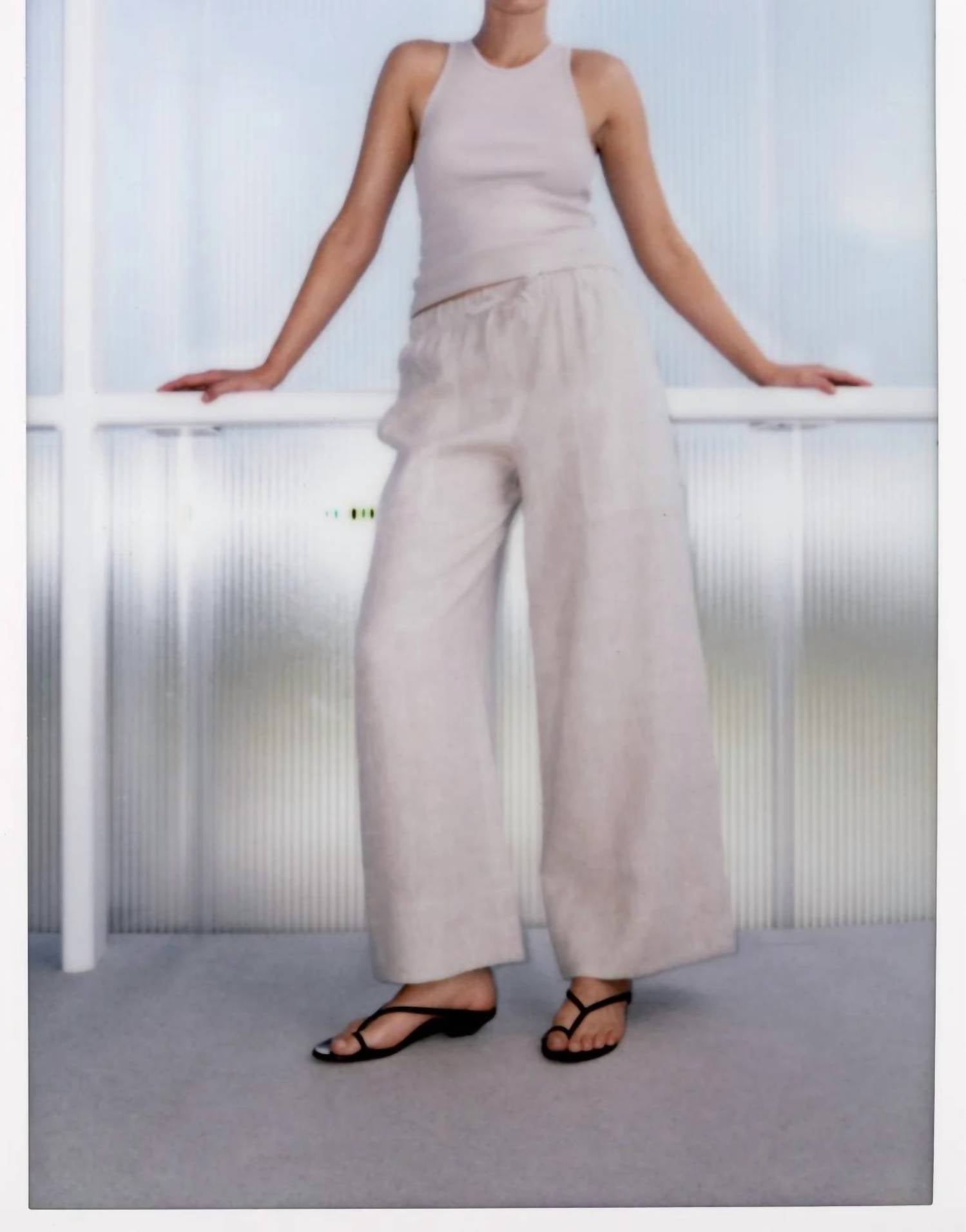 Enza Costa - Linen Cropped Summer Pants