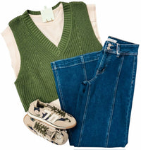 Entro - Twofer Pullover Top
