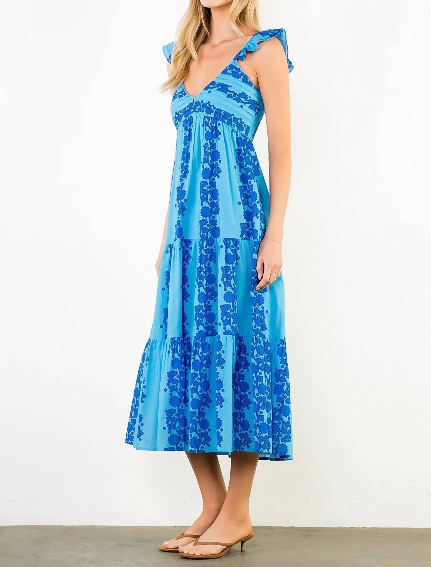 Thml - Flutter Strap Midi Dress